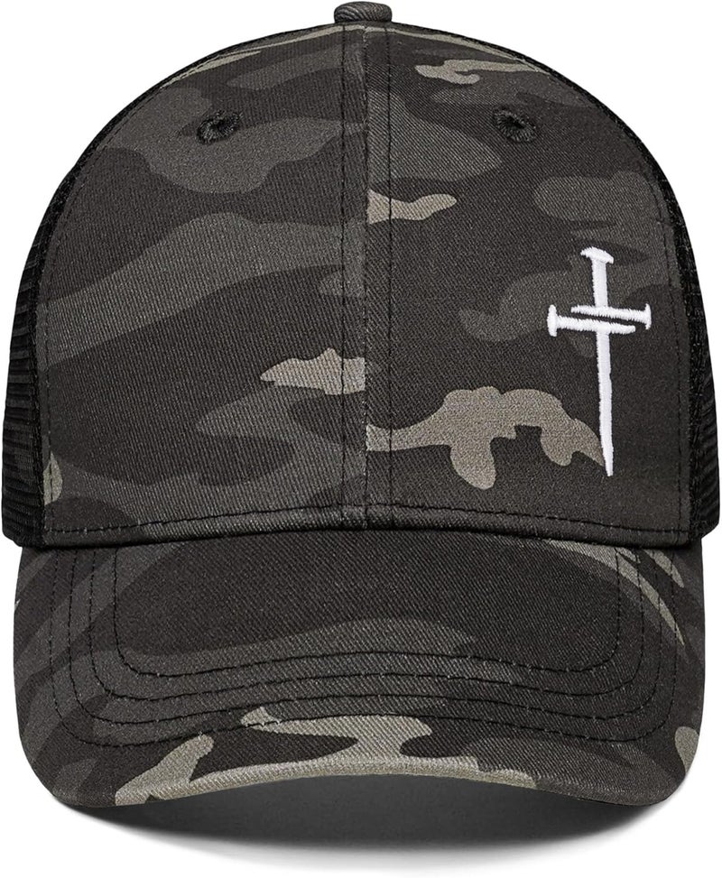 THIN MOUTH Christian Jesus Cross Hat - Faith Hats for Men Women - Religious Gifts for Thanksgiving Christmas - Image 2